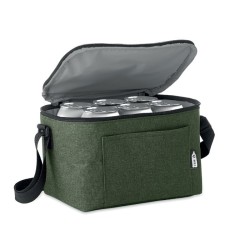 Sac isotherme 2 tons en RPET CUBACouleur:Vert foncé