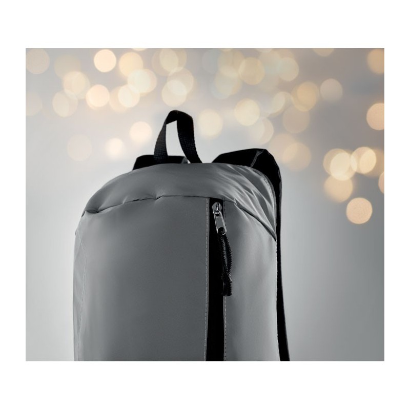 Sac à dos réfléchissant 600D VISIBACKCouleur:Argent Mat