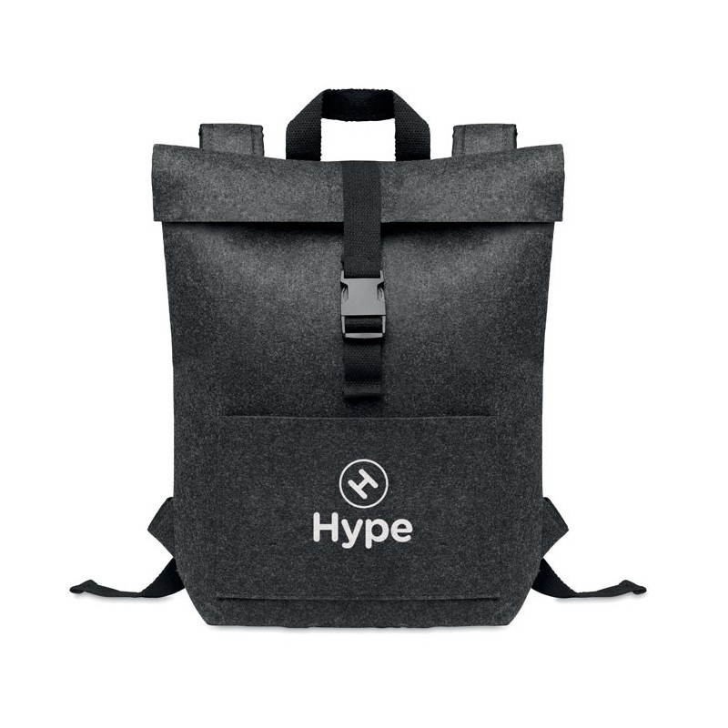 Sac à dos en feutre RPET INDICO PACKCouleur:Gris Pierre