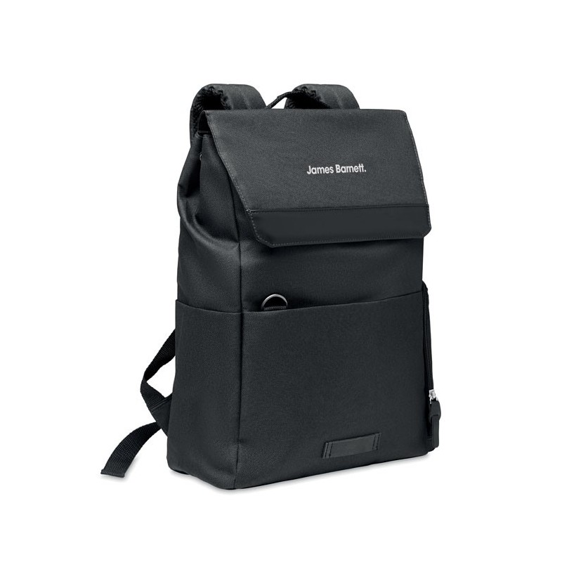 Sac shopping publicitaire en PP non tissé - Blanc et Noir Sac shopping publicitaire en PP non tissé - Blanc et Noir
