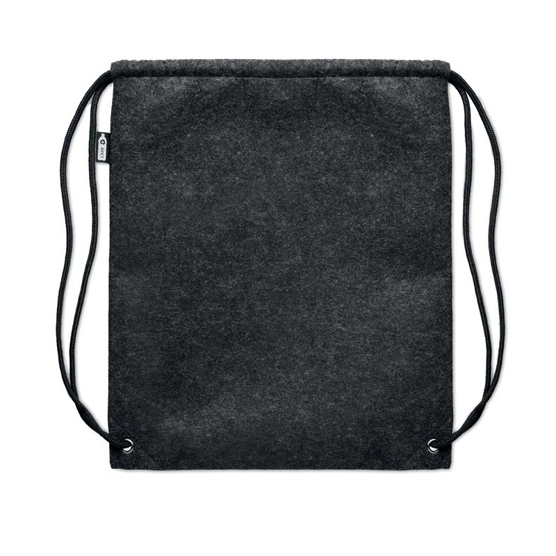 Sac à cordon en feutre RPET INDICOCouleur:Gris Pierre