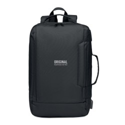 Sac à dos ordinateur 300D RPET SINGAPORECouleur:Noir