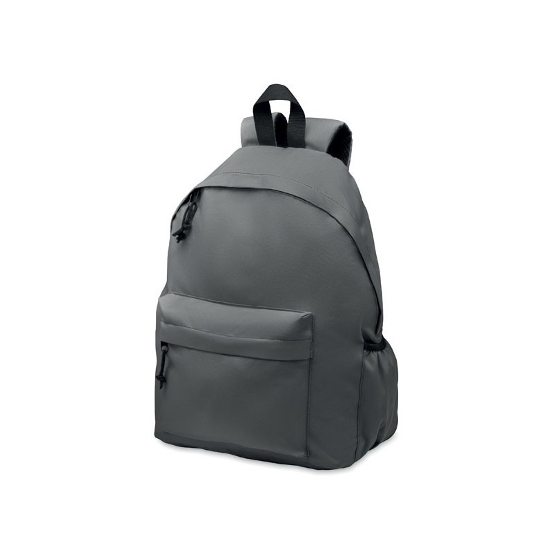Sac à dos polyester RPET 600D BAPAL+Couleur:Gris Pierre
