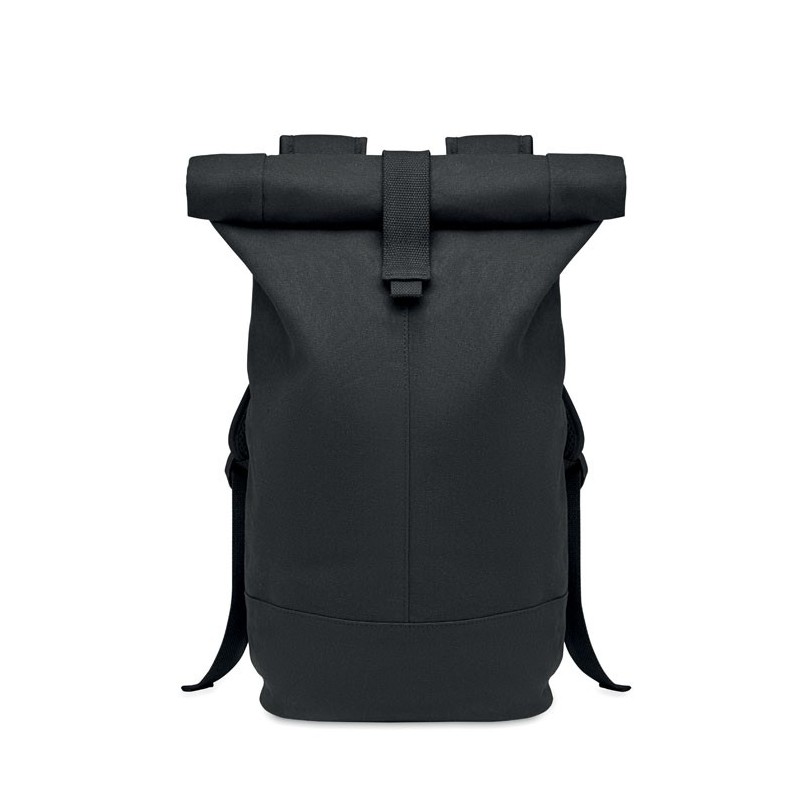 Sac à dos en toile lavée ZURICH ROLLCouleur:Noir