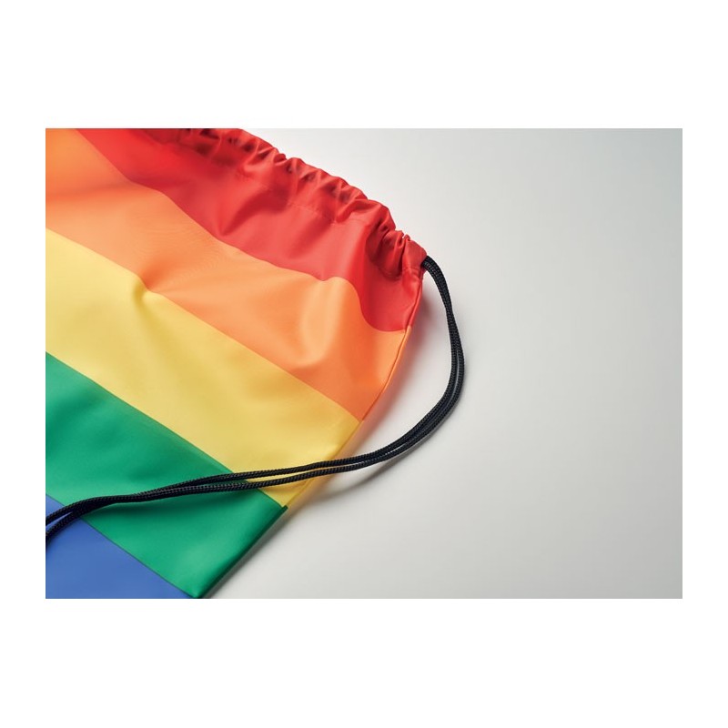 Sac à cordon arc-en-ciel  RPET BOWCouleur:Multicolore