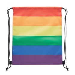 Sac à cordon arc-en-ciel  RPET BOWCouleur:Multicolore