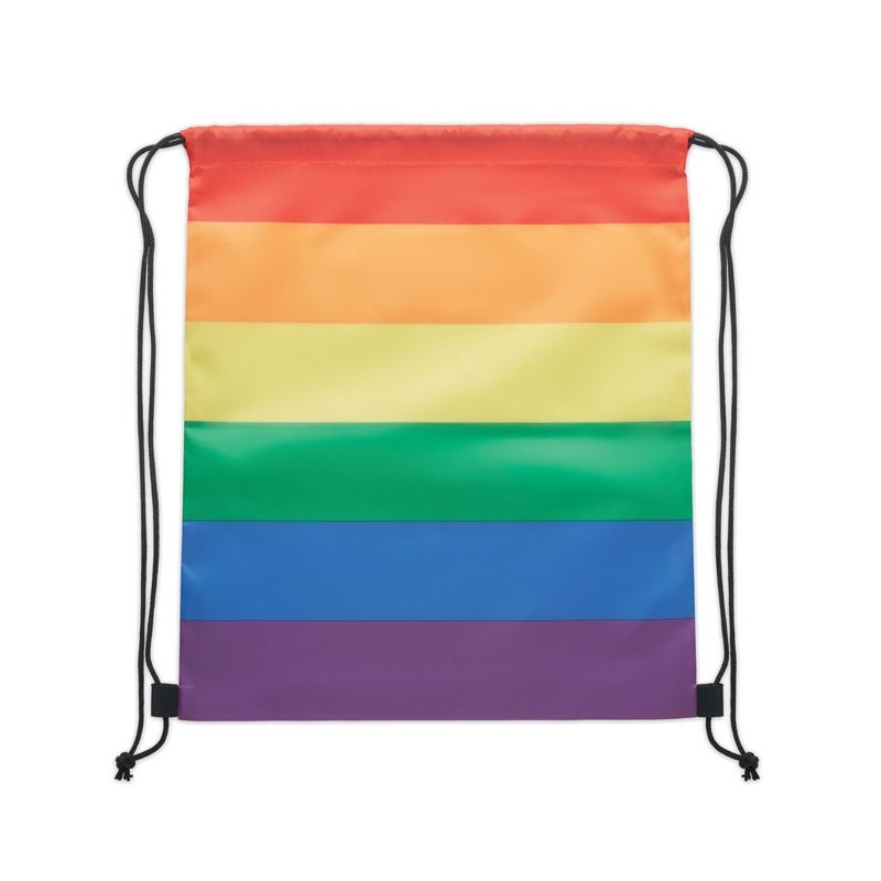 Sac à cordon arc-en-ciel  RPET BOWCouleur:Multicolore