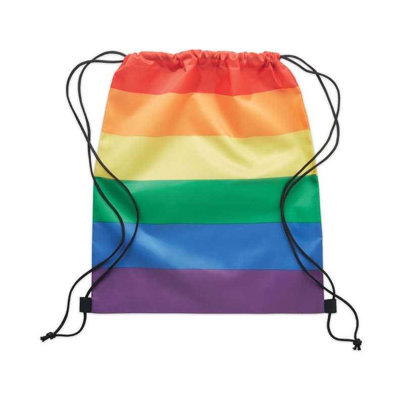 Sac à cordon arc-en-ciel  RPET BOWCouleur:Multicolore