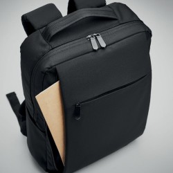 Sac à dos ordinateur 300D RPET SEOULCouleur:Noir