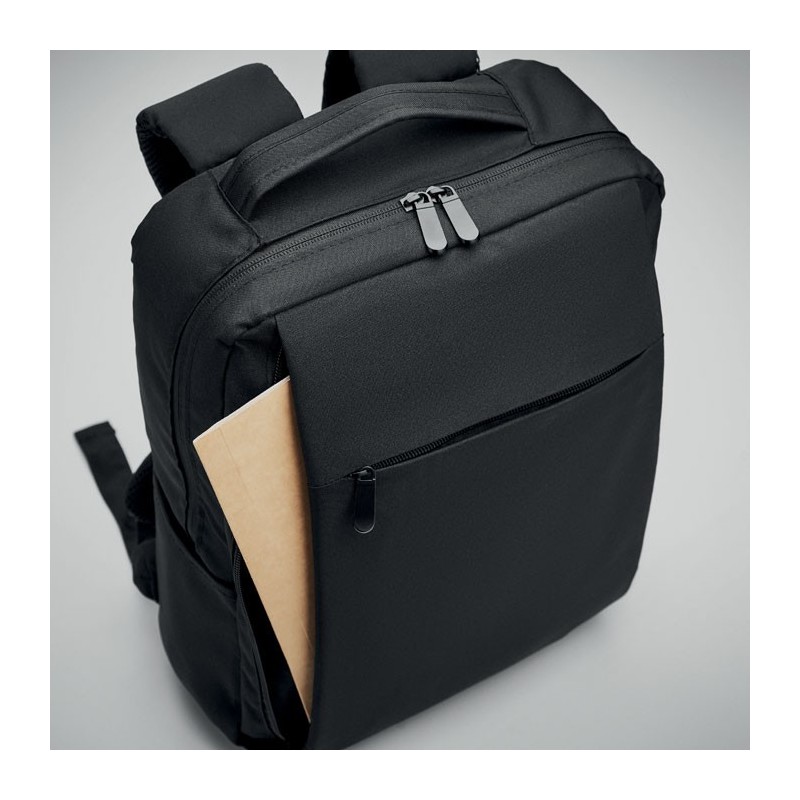 Sac à dos ordinateur 300D RPET SEOULCouleur:Noir