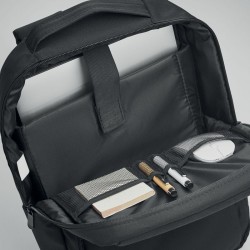 Sac à dos ordinateur 300D RPET SEOULCouleur:Noir