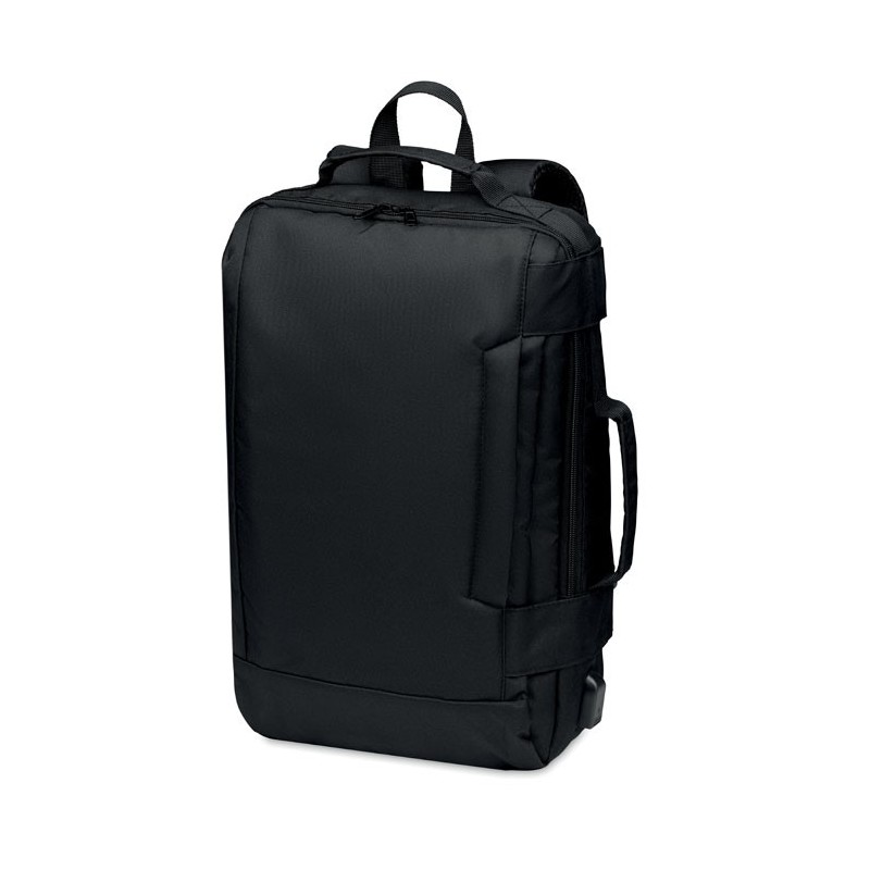 Sac à dos ordinateur 300D RPET SINGAPORECouleur:Noir