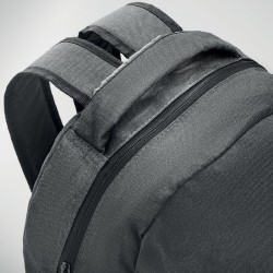 Sac à dos 600D RPET 2 tons SIENACouleur:Noir