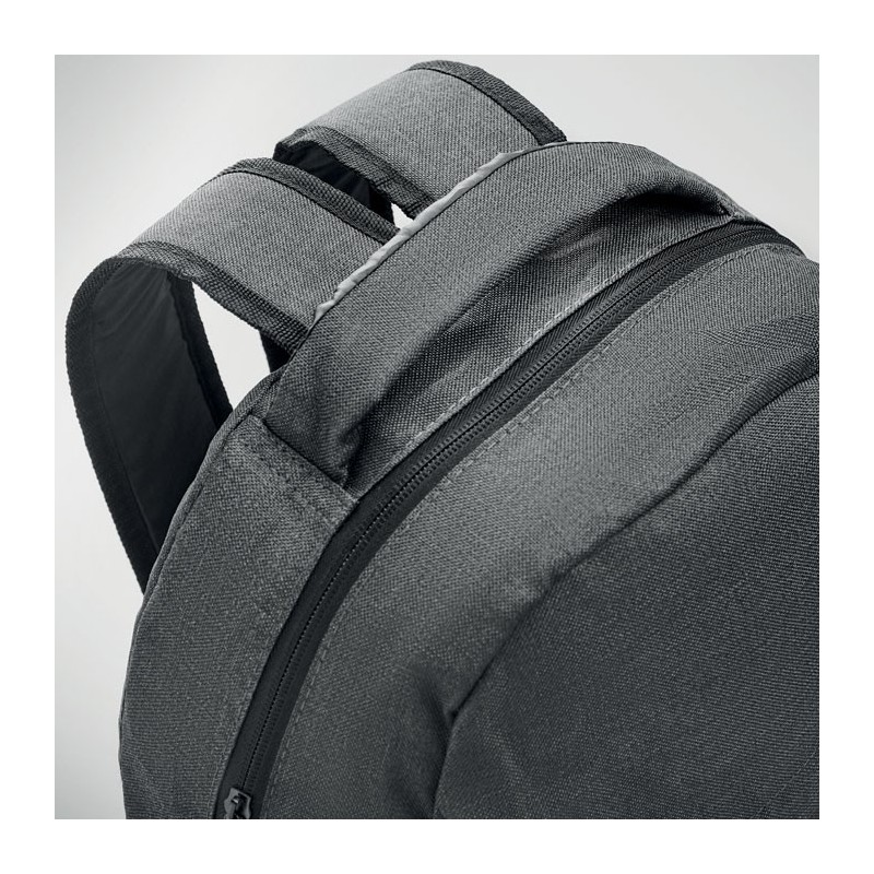 Sac à dos 600D RPET 2 tons SIENACouleur:Noir