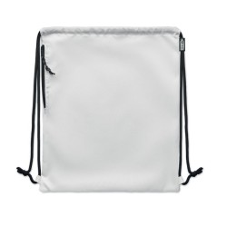 Grand sac à cordon 300D RPET NIGHTCouleur:Blanc