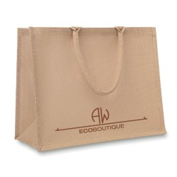 Sac shopping en juteCouleur:Beige