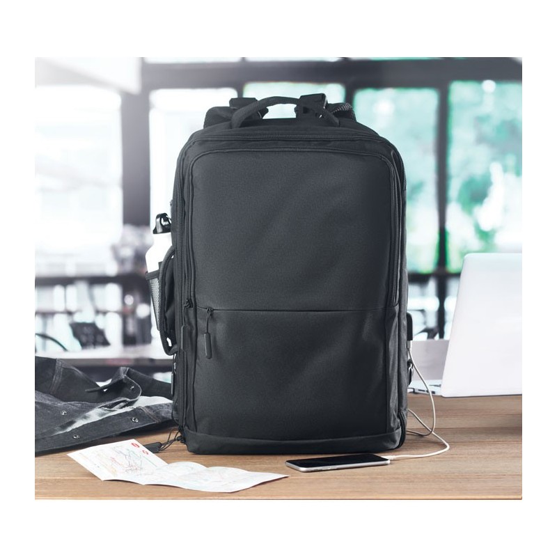 Sac à dos 600D RPET SOPHISCouleur:Noir