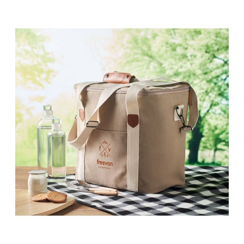 Grand sac isotherme toile 450gr KECIL LARGECouleur:Beige