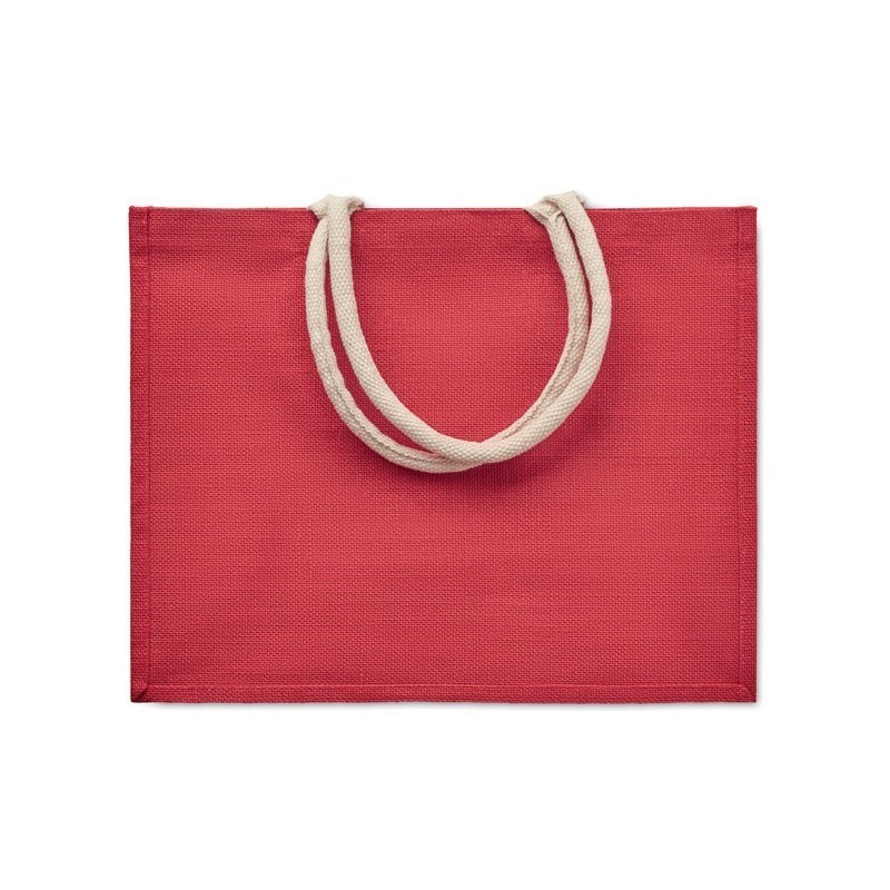 Sac shopping en juteCouleur:Rouge