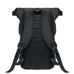 Sac à dos en toile lavée ZURICH ROLLCouleur:Noir