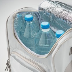 Sac isotherme avec poche ZIPPERCouleur:Blanc