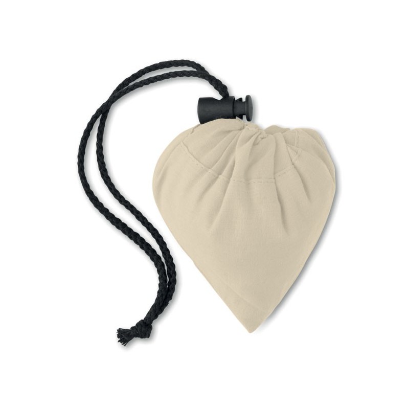 Sac coton pliable 105gr/m²Couleur:Beige