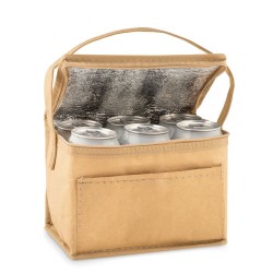Sac isotherme 6 canettes PAPERCOOLCouleur:Beige