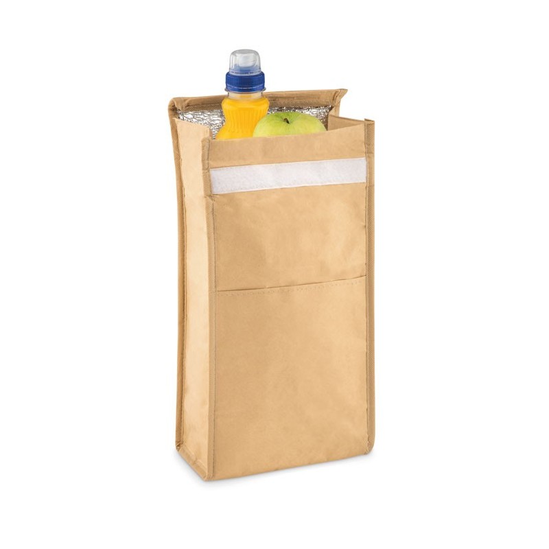 Sac à lunch en papier 3L. PAPERLUNCHCouleur:Beige