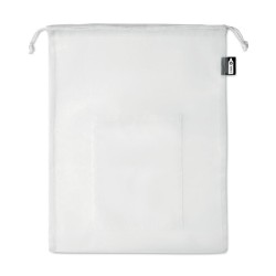 Sac  alimentaire en filet RPET VEGGIE RPETCouleur:Blanc