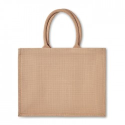 Sac shopping en jute Couleur:Beige