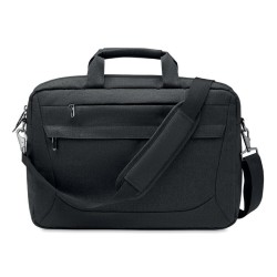 Sac pour ordinateur RPET 600D ROCKYCouleur:Noir