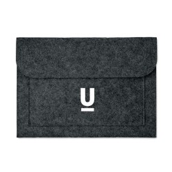 Pochette feutre ordinateur POUCHLOCouleur:Gris Pierre