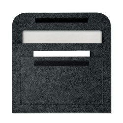 Pochette feutre ordinateur POUCHLOCouleur:Gris Pierre
