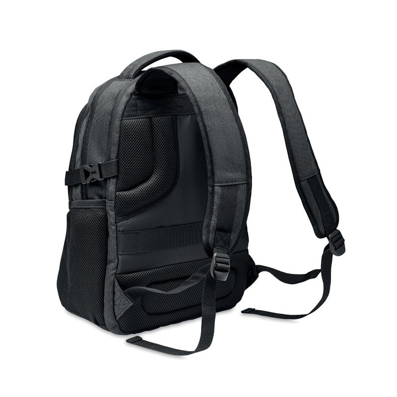 Sac pour ordinateur RPET 600D HANACouleur:Noir