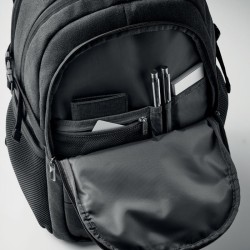 Sac pour ordinateur RPET 600D HANACouleur:Noir