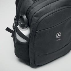 Sac pour ordinateur RPET 600D HANACouleur:Noir