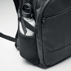 Sac pour ordinateur RPET 600D HANACouleur:Noir