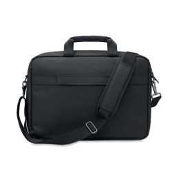 Sac pour ordinateur RPET 600D ROCKYCouleur:Noir