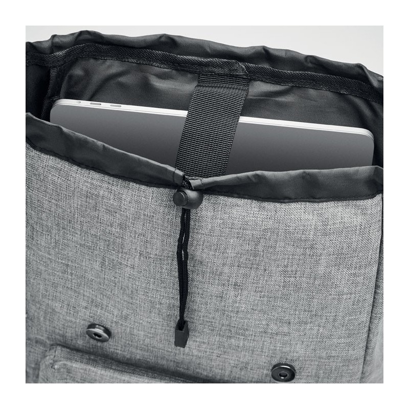Sac à dos en polyester 600D RIGACouleur:Gris