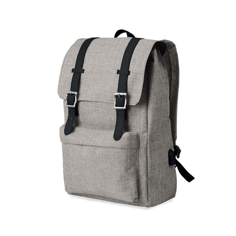 Sac à dos en polyester 600D RIGACouleur:Gris