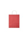 Sac en papier moyen format Couleur:Red