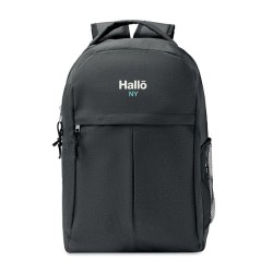 Sac à dos 600D RPET 2 tons SIENACouleur:Noir