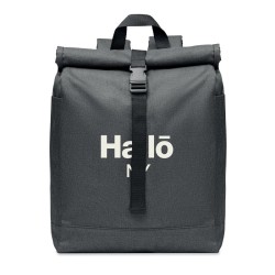 Sac à dos 600D RPET 2 tons UDINECouleur:Noir