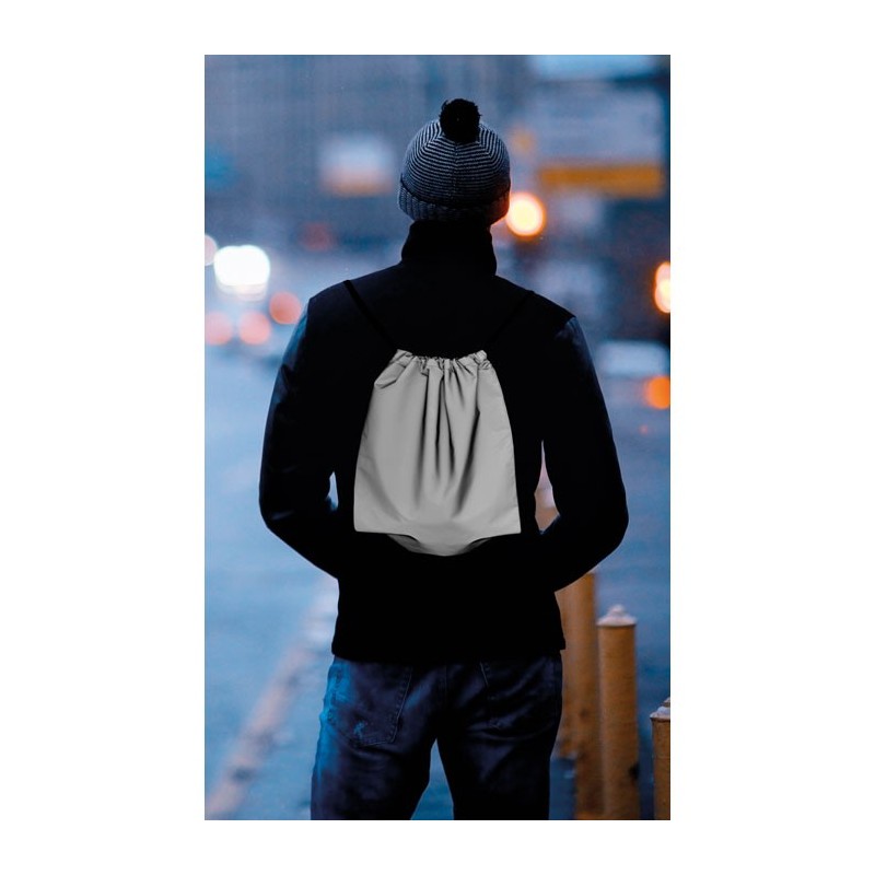 Sac cordelette réfléchissant SHOOP REFLECTIVECouleur:Argent