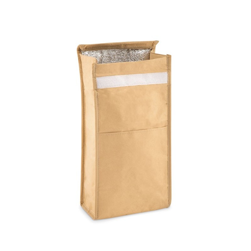 Sac à lunch en papier 3L. PAPERLUNCHCouleur:Beige