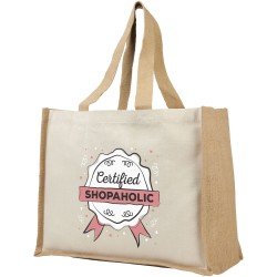 Sac Varai 320 g/m² en toile et jute 23LCouleur:Naturel