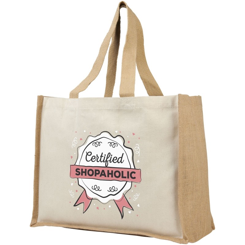Sac Varai 320 g/m² en toile et jute 23LCouleur:Naturel