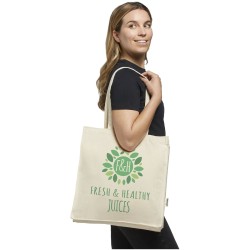 Sac shopping Odessa recyclé de 220 gr/m²Couleur:Blanc