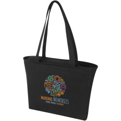 Sac shopping Weekender recyclé 500 g/m² Aware™ Couleur:Noir