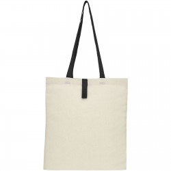 Sac shopping Nevada pliable en coton de 100 g/m² Couleur:Naturel